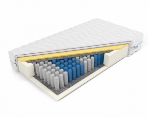 Materac kieszeniowy z pianki termoelastycznej bardzo miękki H1 Apollo