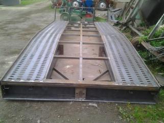 Najazd auto-laweta zabudowa