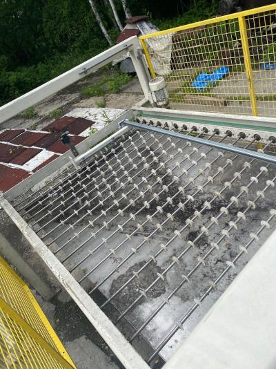 Odbiornik elementów, stół talerzykowy 1300 mm 