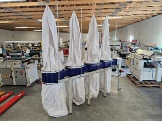 Odciąg do wiórów FM 470, 4 workowy, wyciąg trocin, odpylacz