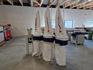 Odciag do wiórów trocin, odpylacz, wyciąg trocin