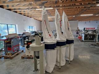 Odciag do wiórów trocin, odpylacz, wyciąg trocin