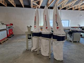 Odciag do wiórów trocin, odpylacz, wyciąg trocin