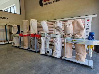 odciągi do trocin , 1 lub 2 lub 3-4 workowe,turbiny inne.