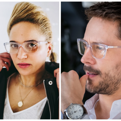 Okulary blokujące niebieskie światło przezroczyste