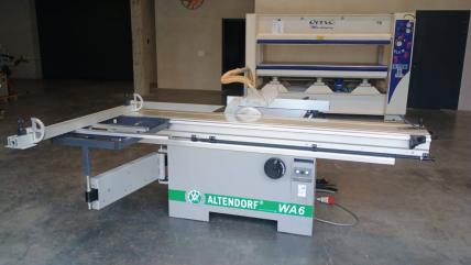 Piła formatowa ALTENDORF WA6, stoł 260 cm, piła z podcinakiem