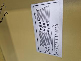 Piła formatowa PAOLONI 200 CM, Piła z podcinakiem