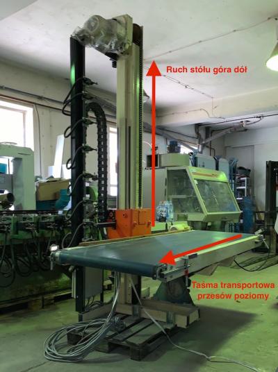 Podnośnik automatyczny z przesuwem poziomym   SPEHOMA 