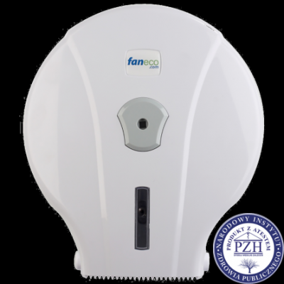 Pojemnik na papier toaletowy Faneco POP Midi plastik biały