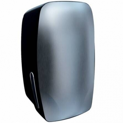 Pojemnik na papier toaletowy w listkach Merida MERCURY stal matowa i plasti