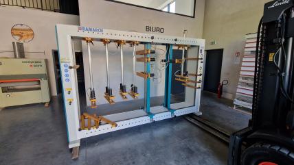 Prasa korpusowa RAMARCH 300x175x70cm,prasa ramowa,modułowa,prasa pneumatycz