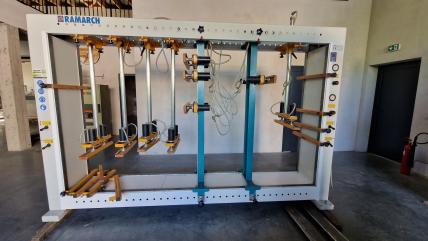 Prasa korpusowa RAMARCH 300x175x70cm,prasa ramowa,modułowa,prasa pneumatycz