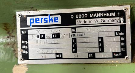 Przetwornica wysokiej częstotliwości 32 kW PERSKE