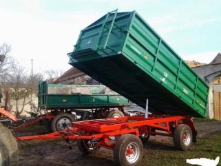 Przyczepa wywrotka D-35 z papierami + plandeka i espandor