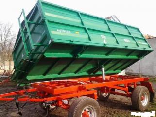 Przyczepa wywrotka D-35 z papierami + plandeka i espandor