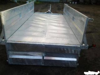 Przyczepka-Przyczepa 2-osiowaDMC1400kg hamulec najazdowy-dok