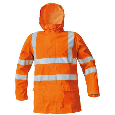 SIRET HV SET odblaskowy komplet przeciwdeszczowy (kolor odblaskowy pomarańc