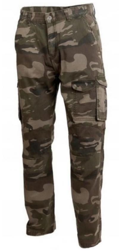 Spodnie SECA COMBO jeans camo moro
