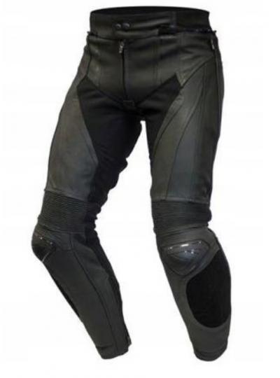 SPODNIE SKÓRZANE OZONE VOLT BLACK 58