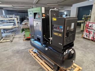 Sprężarka Śrubowa 5,5 kw 500l, osuszacz falownik VIBER AIR INV5,5-500 NOWA