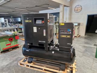 Sprężarka Śrubowa 5,5 kw 500l, osuszacz falownik VIBER AIR INV5,5-500 NOWA