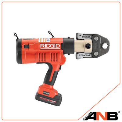 szczękami TH 16-20-26 mm RIDGID Zaciskarka RP 340-B z futerałem, akumulator