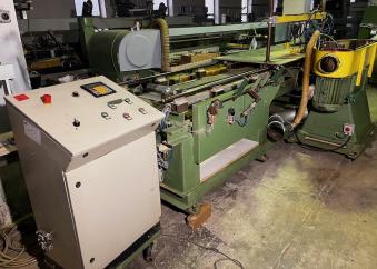 Szlifierka krawędziowa WILMSMEIER z powrotem materiału