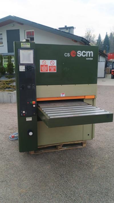 Szlifierka szerokotaśmowa SCM CS 92, 1 agregat kombi, szlifierka do płaszcz