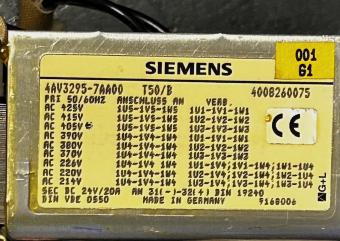 Transformator SIEMENS AV3295-7AA00 