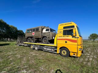 Transport ładowarki teleskopowej