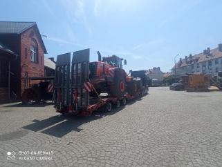 Transport niskopodwoziowy, maszyn, wózków pomoc drogowa, koparki, wywrotki 