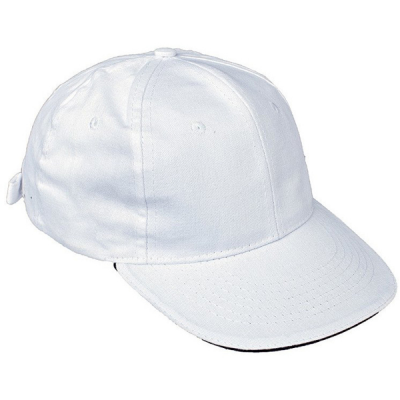 TULLE czapka z daszkiem (kolor biały-czarny) Cerva