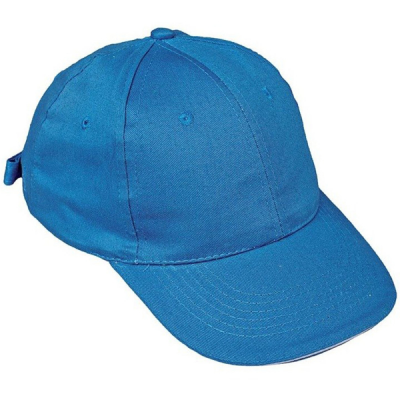 TULLE czapka z daszkiem (kolor jasnoniebieski-biały) Cerva