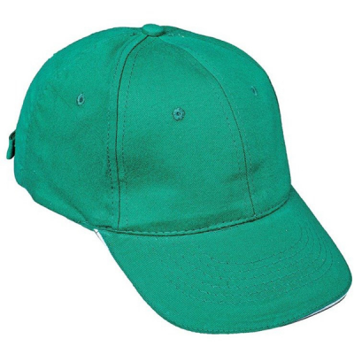 TULLE czapka z daszkiem (kolor zielony-biały) Cerva