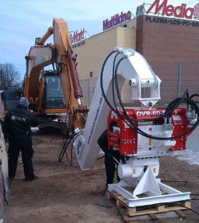 Wibromłot OVR 80S na koparkę