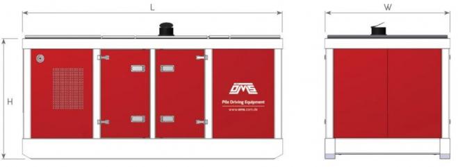 Wibromłot SVR 25 NF do pracy na dźwigu