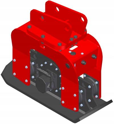 Zagęszczarka wibracyjna Socomec SPV 610 do koparki 12-21 ton