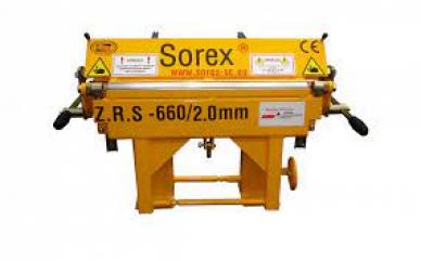 Zaginarka giętarka ZRS-660/2.0 (bez noża i osprzętu) Sorex-Technic