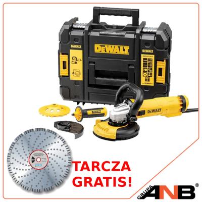 ZESTAW : SZLIFIERKA KĄTOWA DWE4217KT + TARCZA DIAMENTOWA LASEROWA LTB125